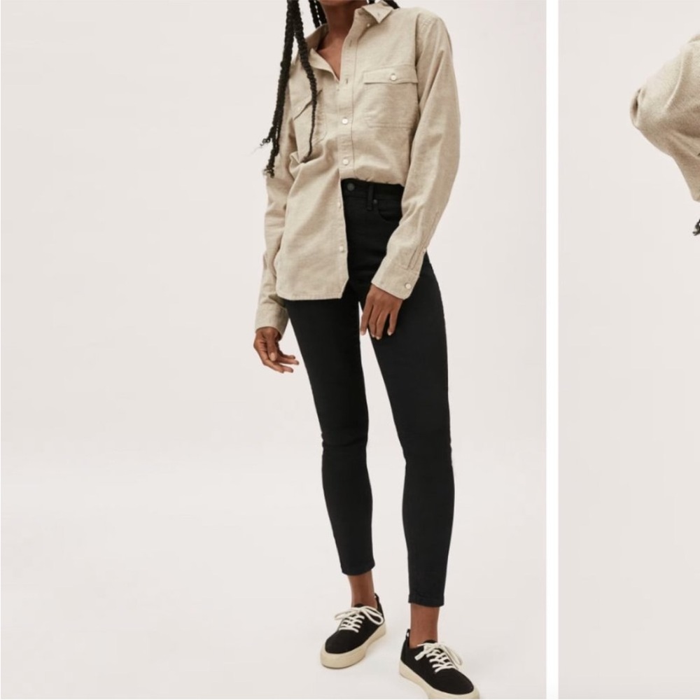 Everlane High Rise Skinny Jeans Black Size 27 Regular